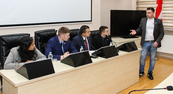 Meeting with Norwich University Students