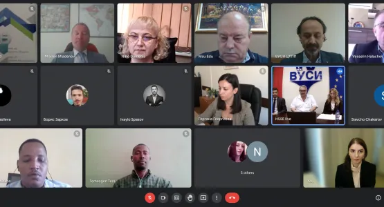 SANGU Professors Participated in an Online International Conference