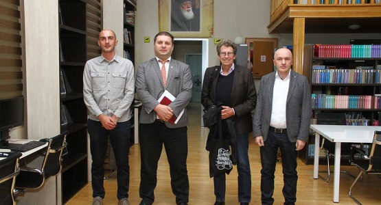 მარბურგის უნივერსიტეტის ემერიტუსის ნორბერტ ბერნსდორფის ვიზიტი
