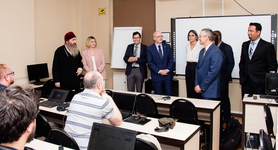 ჩრდილოეთ კენტუკის უნივერსიტეტის დელეგაციის ვიზიტი SANGU-ში