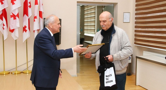ბატონი გურამ გოგიშვილი საპატიო სიგელით დაჯილდოვდა