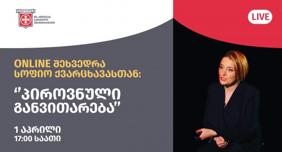 Online Meeting with Sophio Kvartskhava on the Topic: “Personal Development”